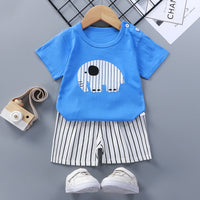 Children's short sleeve suit