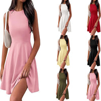 Elegant And Chic A-Line Sleeveless Dress For Women