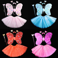 Activity Stage Performance Children's Toys Cos Angel Butterfly Wings Skirt Fairy Stick Suit