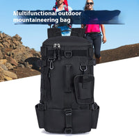 Multifunctional Hiking Backpack Waterproof Oxford Cloth Fishing Gym Bag