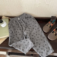 Boys And Girls Corduroy Trousers Korean Style