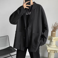 Men's Fashionable Loose All-Match Casual Suit Jacket