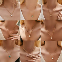 Retro Color-retaining Copper Necklace With A Chic Niche High-end Vibe