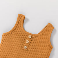 Baby Suit Camisole Shorts Sunken Stripe Children's Loungewear