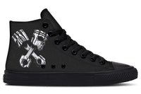 Printed Couple High-top Canvas Shoes