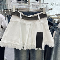 Design Lace Stitching Skirt