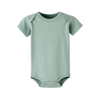 Summer Triangle Solid Color Short-sleeved One-piece Romper