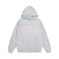 Letter Patch Embroidered Hoodie