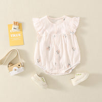 Newborn Short Sleeve Princess Rompers