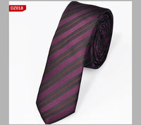 British Style Polyester Yarn Dyed Male 5cm Narrow Tie