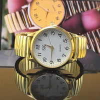 Quartz Watch With A Pointer-style Digital Face For Men And Women