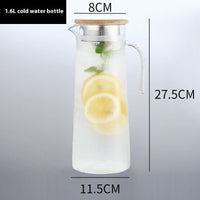 Transparent Acrylic Pc Plastic Fruit Scented Tea Cold Water Bottle