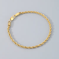 Hip-hop Trendy Braided Chain Couple Bracelet Accessory