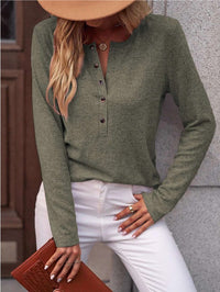 Solid Color Long Sleeve Hollowed Leisure Shirt