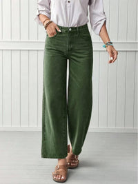 High-quality Straight-leg Denim Jeans For Women
