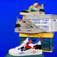 Flying Woven Men's Zhongbang Casual Sneakers