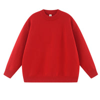 Women's Autumn And Winter Solid Color Loose Sweater