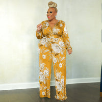 Women's Casual Fashion Printed Jumpsuit