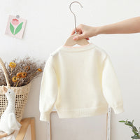 Girls' Fashion Personality Sweater Flower Cardigan