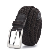 Versatile Pin-buckle Elastic Woven Canvas Belt