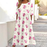 Fashion Digital Printing Large Width Dress