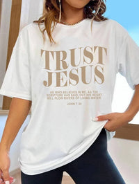 Short-sleeved Summer Trendy Men's Loose Half-sleeve Top Cotton Plus Size Printed T-shirt