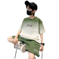 Boy's Trendy Handsome Short Sleeve