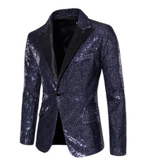 European And American Performance Dress Gold Sequined Suit