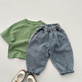 Japanese Style Simple Retro Baggy Pants
