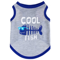 European And American Vest Type Small Fish Cat Clothes