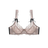 Sexy Lace Bra Ultra-thin Transparent Bow