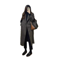 Women's Thickened Knee-length Mid-long Korean-style Wool Coat