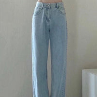 Retro Straight Drooping Summer Long Pants