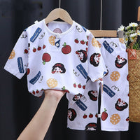 Summer Clothes Cotton Silk Air-conditioning Clothes Baby Clothes