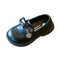 British Casual All-match Leather Shoes Little Girl College Retro