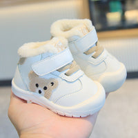 Baby Winter Cotton Shoes Two Cotton Cute Fleece Lined Cartoon