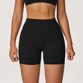 Cross-border European And American Brushed High Waist Tight Peach Bum Lift Shorts