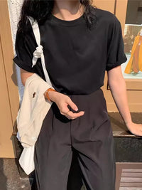 Minimalist Layered Base Top Loose Fit