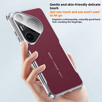 All-inclusive Drop-resistant Plain Leather Phone Case