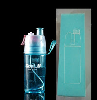 Sports Water Plastic Bottle Outdoor Creative Mist Spray with Leak Proof Portable Drinking Cup