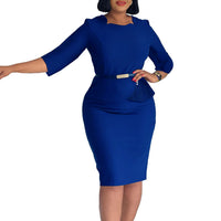Slim-fit Elegant Figure-hugging African-style Dress