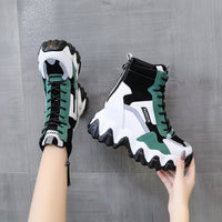 Thick-soled Mid-tube Martin Boots Women's Trendy Cool Fashion