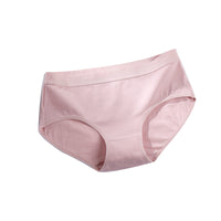 Cotton Mid-waist Girls Cotton Underwear Simple Solid Color