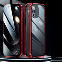 Peep-proof Double-sided Magnetic Glass Phone Case