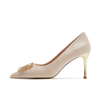 Pointed High Heels Women's Stiletto Heel New Wedding Shoes Xiuhe Wedding Dress Annual Meeting Pumps