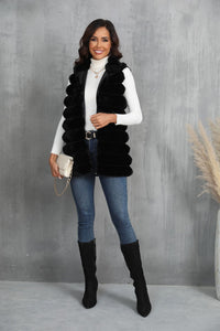 Mid-length Autumn And Winter New Faux Fur Vest For Women