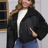 Women's Retro Loose Long-sleeved Lamb Wool Coat