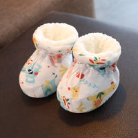 Baby Cotton Shoes Fleece-lined Thick Soft Soled Warm