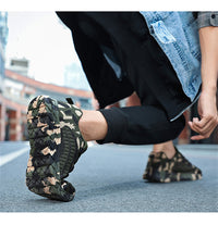 Camouflage Men's And Women's Sports Running Shoes