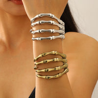 Retro Hollow Skull Paw Bracelet For Women